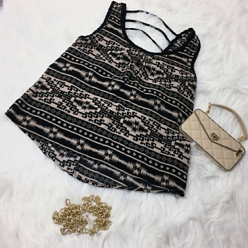 Tribal Patterned Tank Top